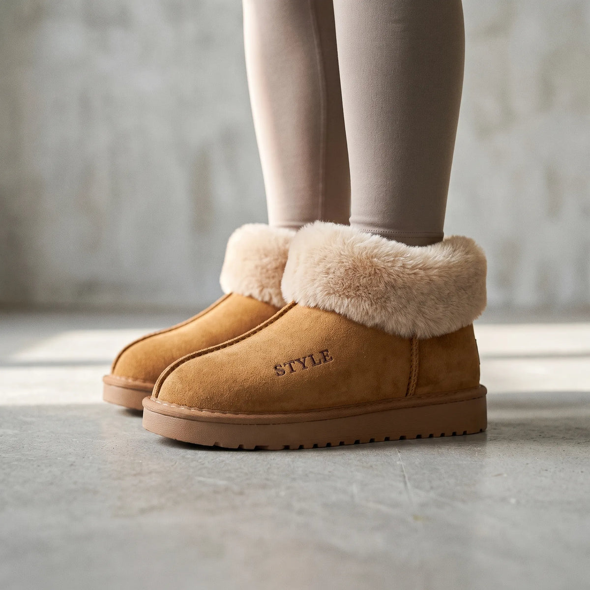 FluffStep  - Stivaletti Invernali Donna Con Suola Spessa Uso Quotidiano