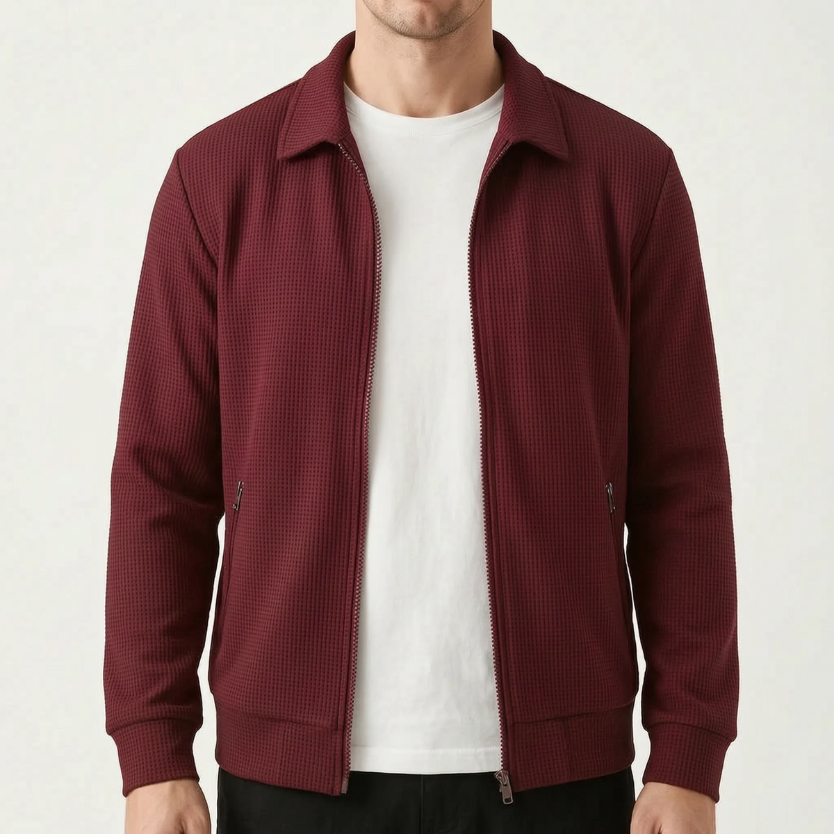 Layerox  - Giacca Mezza Stagione Uomo Testurizzata Uscite Casual