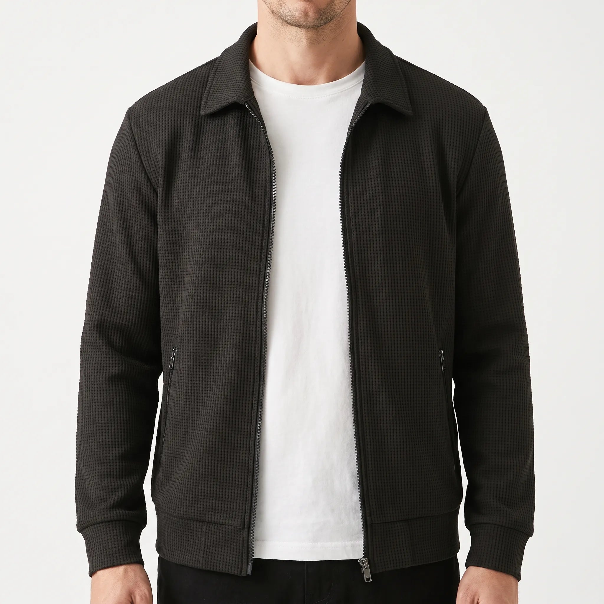 Layerox  - Giacca Mezza Stagione Uomo Testurizzata Uscite Casual