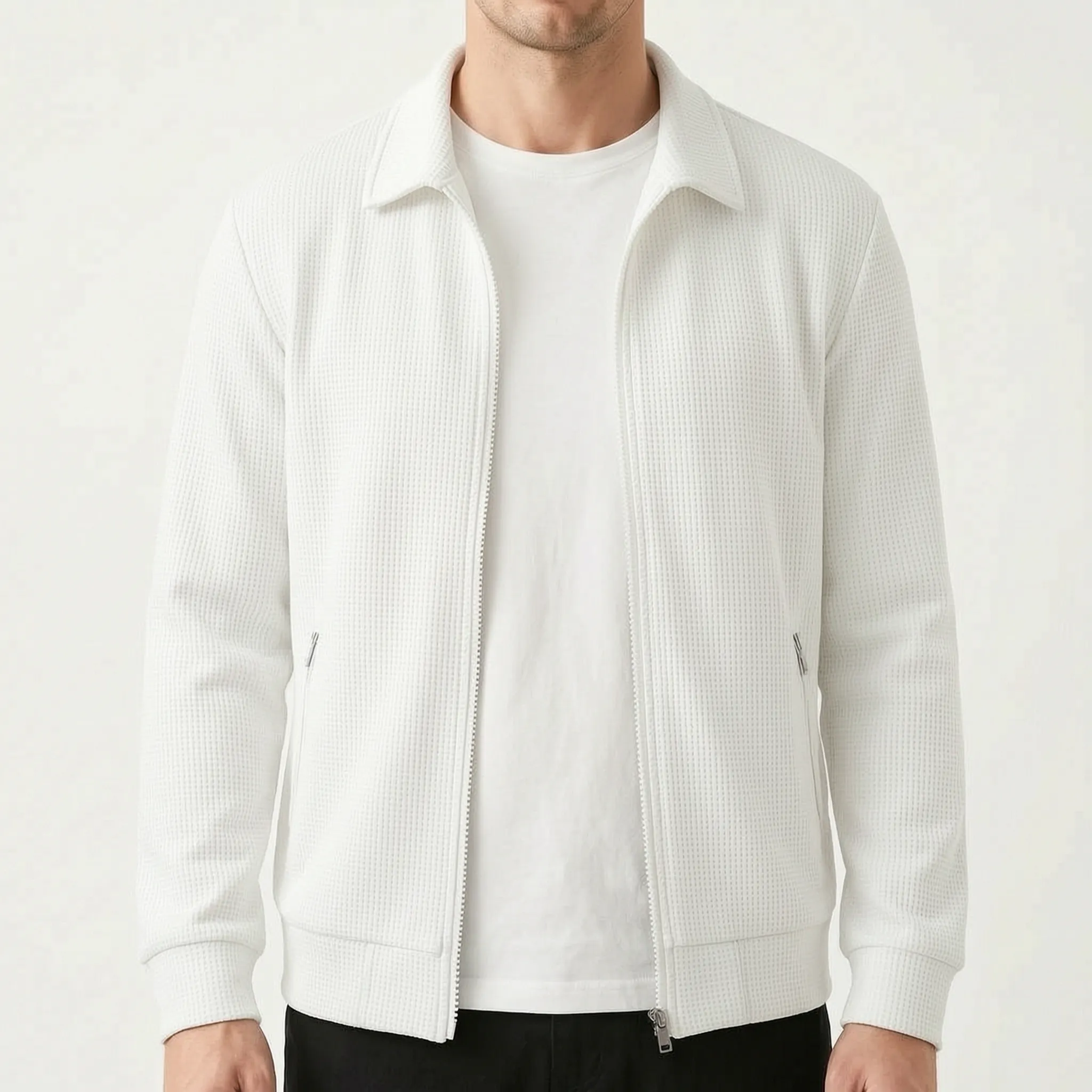 Layerox  - Giacca Mezza Stagione Uomo Testurizzata Uscite Casual