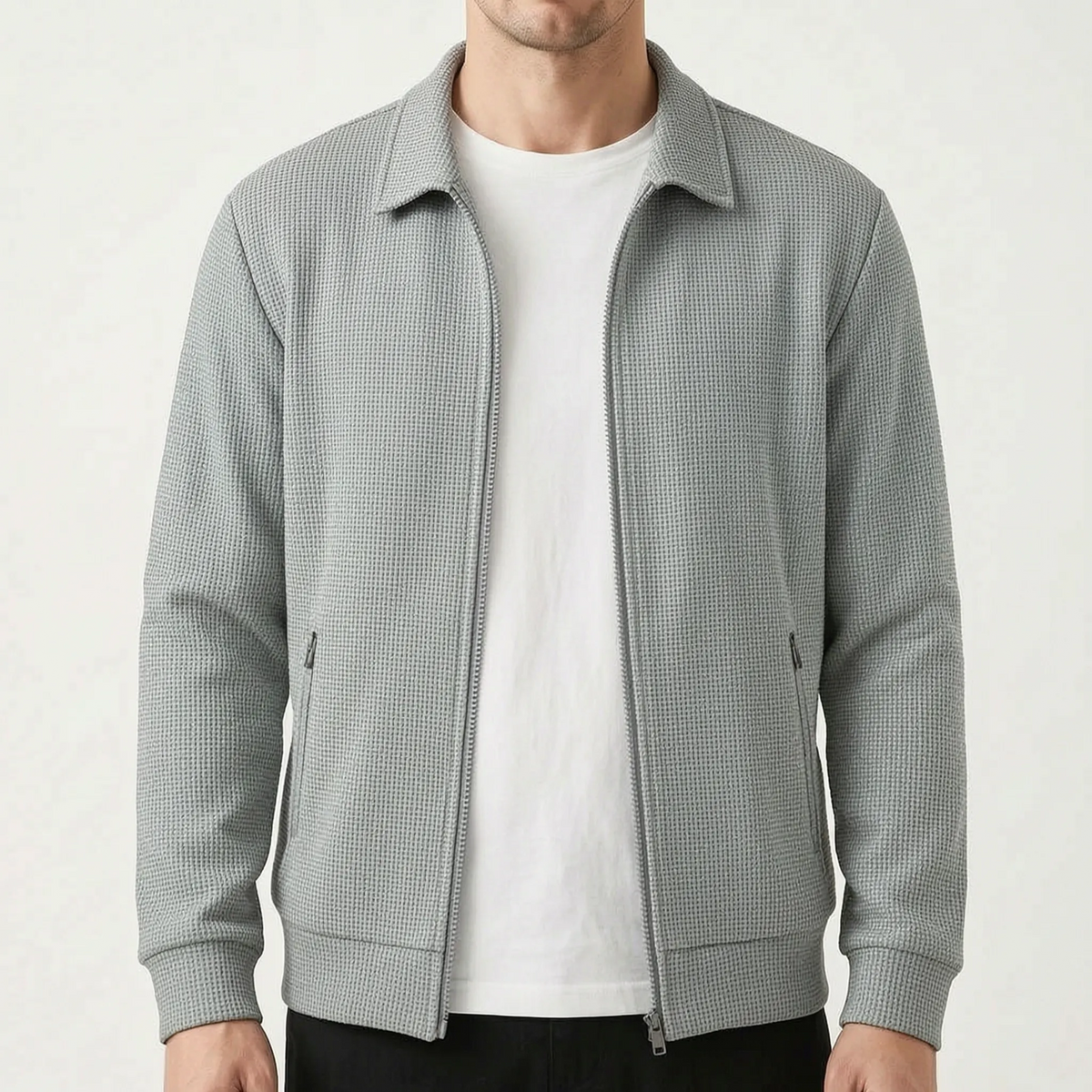 Layerox  - Giacca Mezza Stagione Uomo Testurizzata Uscite Casual