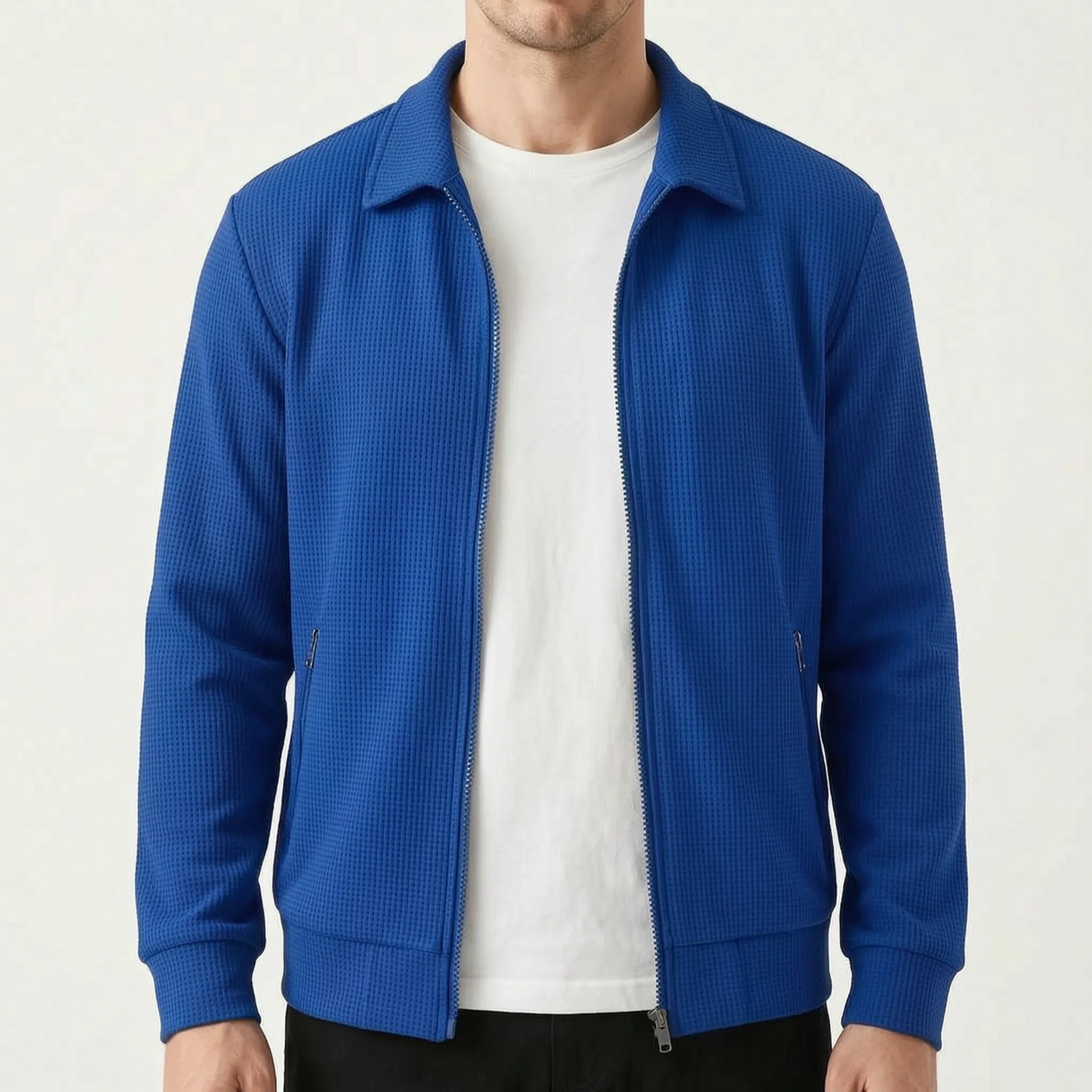 Layerox  - Giacca Mezza Stagione Uomo Testurizzata Uscite Casual