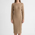 Ribvogue  - Vestito Midi A Costine Giornate In Ufficio