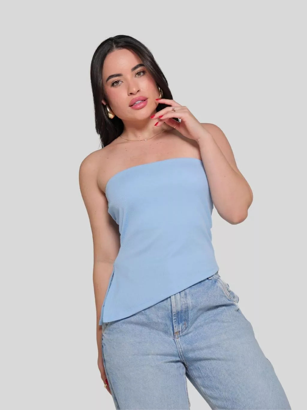 Blusa Elegante Assimétrica